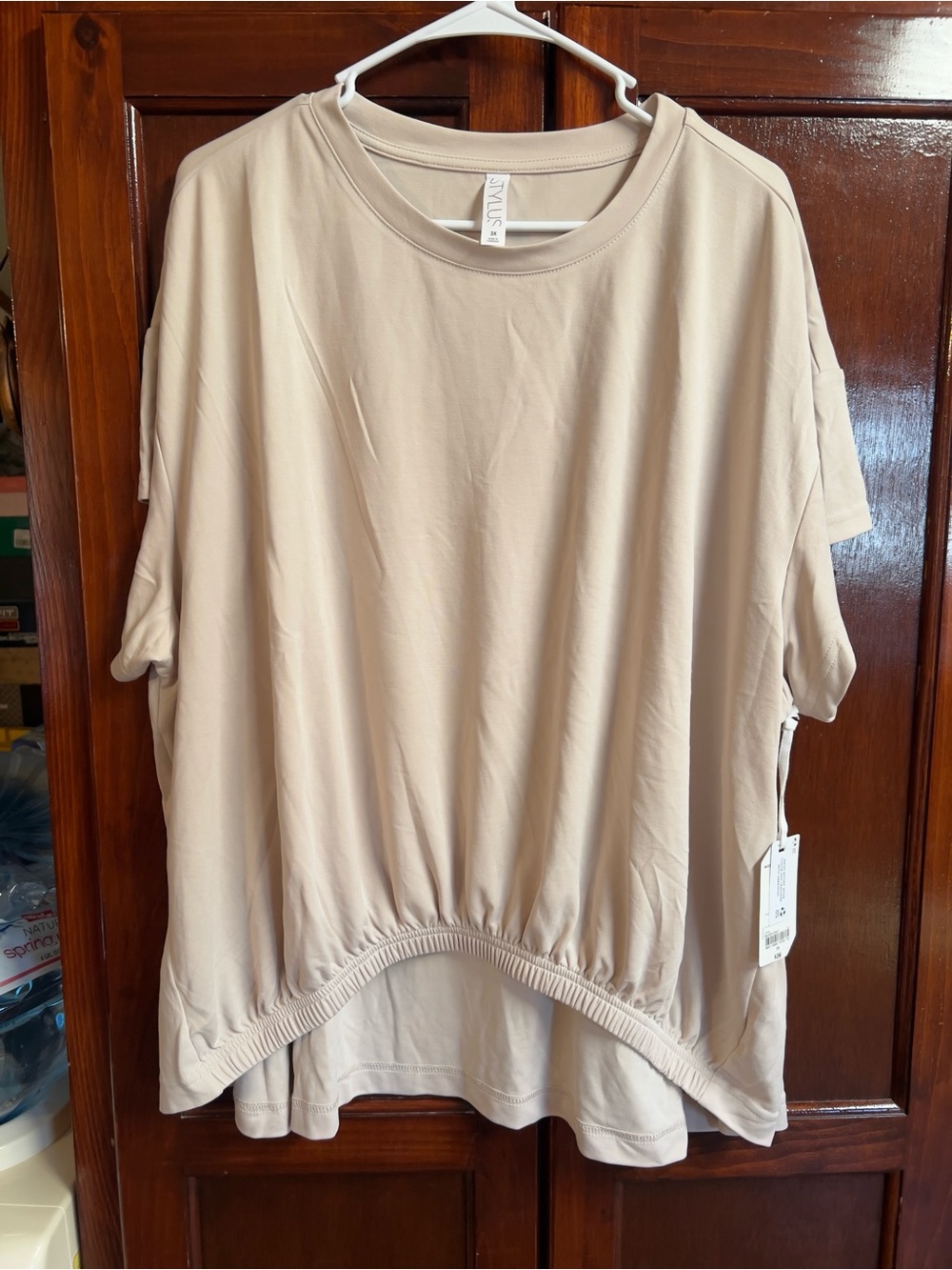 Women size 3X stylus brand silver/grey color shirt